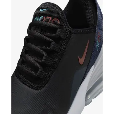 Schuhe Nike Air Max 270 Schwarz Grau fur kind