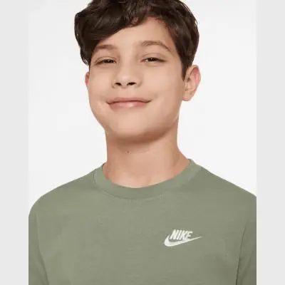 Maglietta Nike Sportswear da bambino verde kaki EKINSPORT