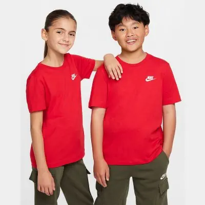Nike Sportswear Children s T Shirt Red EKINSPORT