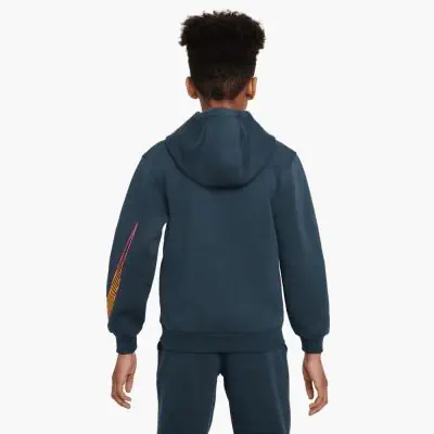 Nike KM Children's Navy Hoodie EKINSPORT