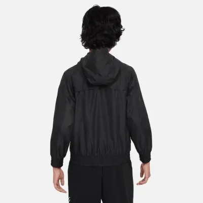 Nike Sportswear Windrunner Kapuzenjacke Schwarz fur Kinder EKINSPORT