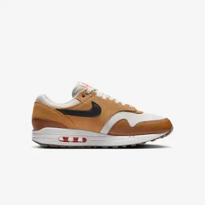 Chaussures Nike Air Max 1 Essential Blanc Marron pour homme