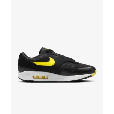 Chaussures Nike Air Max 1 Essential Noir Jaune pour Homme EKINSPORT
