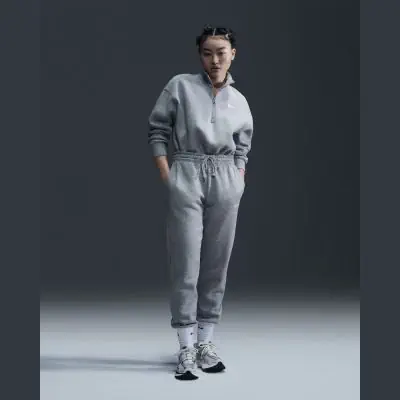 Bas de jogging Nike Sportswear Phoenix Fleece Gris pour femme EKINSPORT