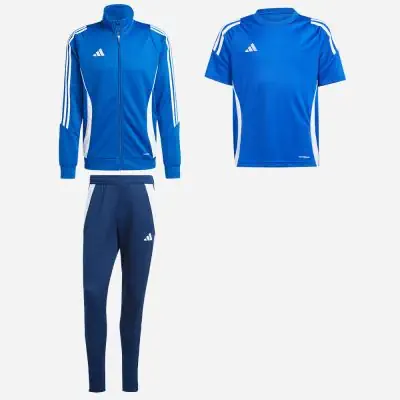Adidas tiro tracksuit blue clearance