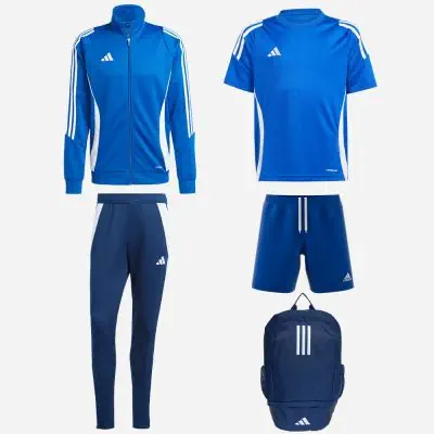 Set di prodotti adidas Tiro 24 per Uomo. Tuta Maglia Short Zaino 5 prodotti
