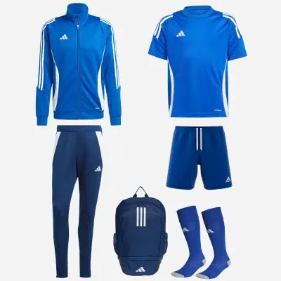 Ensemble adidas Tiro 24 pour Homme. Survetement Maillot Short Chaussettes Sac a dos 6 pieces EKINSPORT