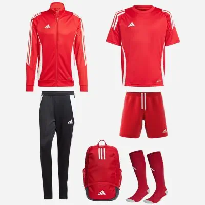 Set di prodotti adidas Tiro 24 per Uomo. Tuta Maglia Short Calze Zaino 6 prodotti EKINSPORT
