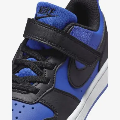 Chaussures Nike Court Borough Low Recraft Bleu Royal Noir pour Enfant EKINSPORT