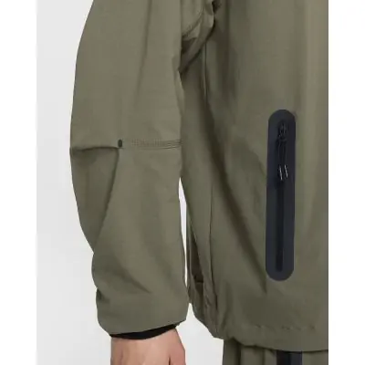 veste nike sportswear tech fleece vert pour homme hm7151 223