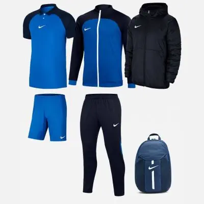 Ensemble Nike Academy Pro pour Homme. Survetement Polo Short Parka Sac 6 pieces