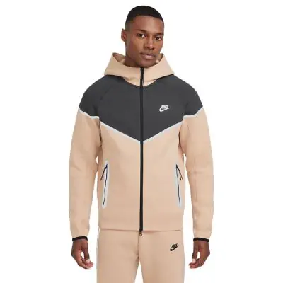 Men's Nike Sportswear Tech Fleece Windrunner Beige Anthracite