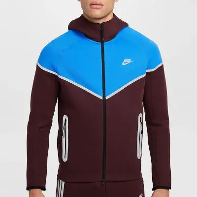 Felpa Giacca Nike Bordeaux Felpa Con Cappuccio Nike Sportswear