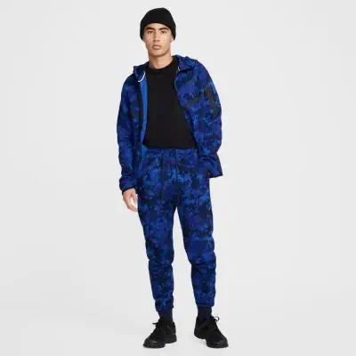 Bas de jogging Nike Sportswear Tech Fleece Camo Bleu pour Homme