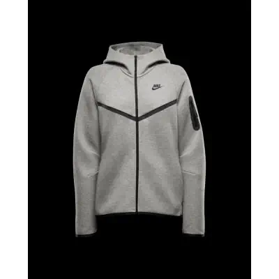 Sweat à capuche zippé Nike Tech Fleece Gris pour Femme EKINSPORT