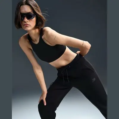 bas jogging nike sportswear tech fleece noir femme hv6779 010