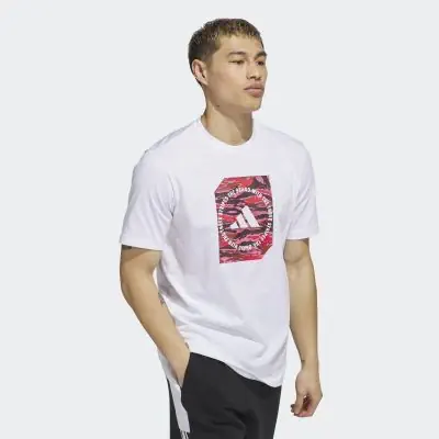 t shirt graphique camouflage shape adidas homme kpj98 ji6763