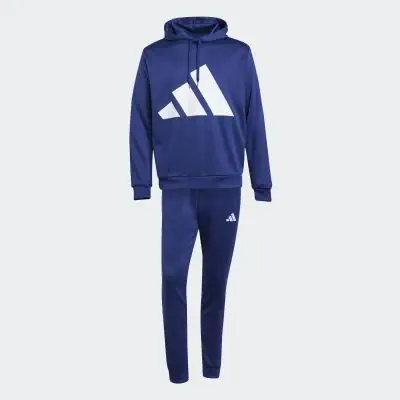 adidas Men's French Terry Big Logo Sportswear Set Navy