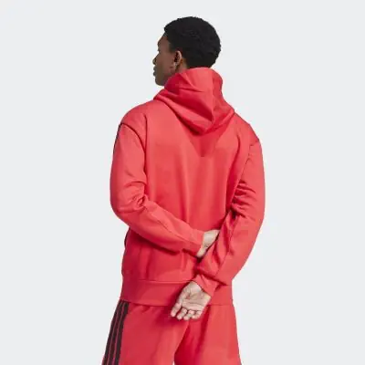 Sweat à capuche adidas Essentials Rouge Noir pour Homme EKINSPORT