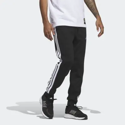Bas de jogging adidas Essentials Noir Blanc pour Homme EKINSPORT
