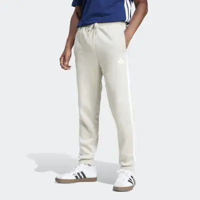 Bas de jogging adidas Essentials Beige Blanc pour Homme EKINSPORT