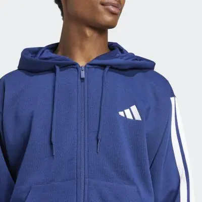 Hoodie bleu à capuche coton mélangé homme Jack & Jones |Destock Jeans