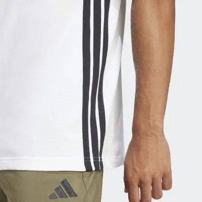 t shirt jersey 3 bandes essentials adidas homme ktf02 je6388