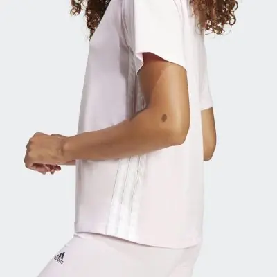 t shirt coton 3 bandes essentials adidas femme kvc59 je1226