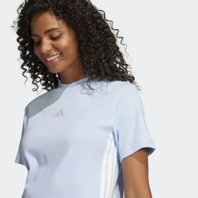 t shirt coton 3 bandes essentials adidas femme kvc59 je1227