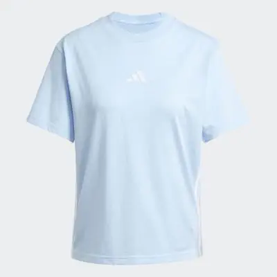t shirt coton 3 bandes essentials adidas femme kvc59 je1227