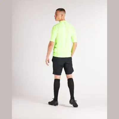Maillot De Rugby Arbitre FFR Vintage, Jaune Fluo, Taille XXL