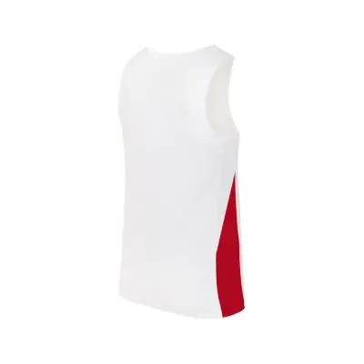 Camiseta de baloncesto Nike Team Blanco y Rojo para niño