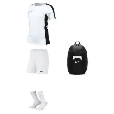 Ensemble Nike femme Pack 4 pièces Maillot Academy 23 Short Park III Chaussettes Strike Crew Sac à dos Academy Team DR1338 BV6860 DH6620 DV0761