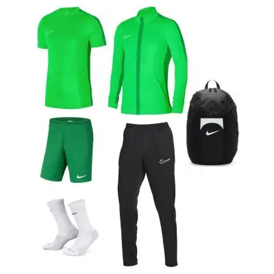 Ensemble Nike homme Pack 6 pièces Maillot Academy 23 Short Park III Chaussettes Strike Crew Veste de survêtement Academy 23 Pantalon de survêtement Academy 23 Sac à dos Academy Team DR1336 BV6855 DH6620 DR1681 DR1666 DV0761