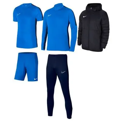 Ensemble Nike homme Pack 5 pièces Maillot Academy 23 Short Park III Haut 1/4 zip Academy 23 Pantalon de survêtement Academy 23 Veste doublée Team Fall DR1336 BV6855 DR1352 DR1666 CW6157