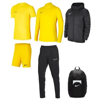Ensemble Nike homme Pack 6 pièces Maillot Academy 23 Short Park III Haut 1/4 zip Academy 23 Pantalon de survêtement Academy 23 Veste doublée Team Fall Sac à dos Academy Team DR1336 BV6855 DR1352 DR1666 CW6157 DV0761