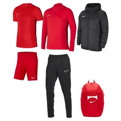 Ensemble Nike homme Pack 6 pièces Maillot Academy 23 Short Park III Haut 1/4 zip Academy 23 Pantalon de survêtement Academy 23 Veste doublée Team Fall Sac à dos Academy Team DR1336 BV6855 DR1352 DR1666 CW6157 DV0761