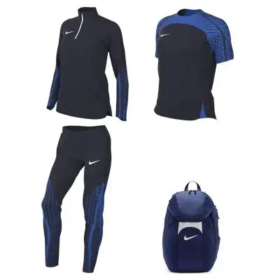 Ensemble Nike femme Pack 4 pièces Maillot Strike 23 Haut 1/4 zip Strike 23 Pantalon de survêtement Strike 23 Sac à dos Academy Team DR2278 DR2296 DR2568 DV0761