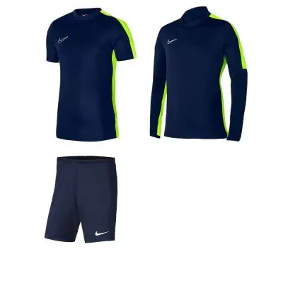 Ensemble Nike Academy 23 pour Homme. Maillot Short Haut de survetement 3 pieces