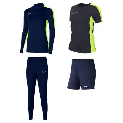 Ensemble Nike femme Pack 4 pièces Maillot Academy 23 Short Park III Haut 1/4 zip Academy 23 Pantalon de survêtement Nike Academy 23 DR1338 BV6860 DR1354 DR1671