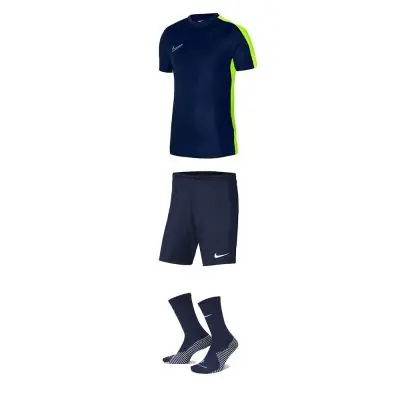 Ensemble Nike enfant Pack 3 pièces Maillot Academy 23 Short Park III Chaussettes Strike Crew DR1343 BV6865 DH6620