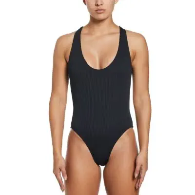 Ribbed swimming costume cheap