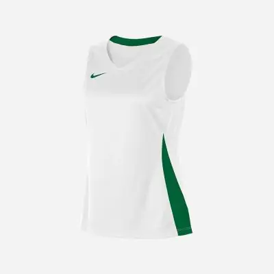 Maglia da basket Nike Team Donna NT0211-104 Bianco e verde