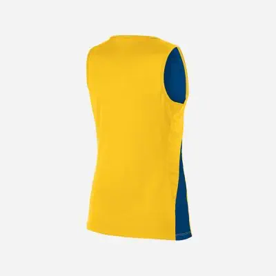 maillot de basketball nike reversible Jaune et Bleue femme nt0213 719