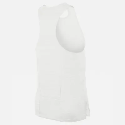 NT0300-100 Débardeur de running Nike Stock Dry Miler Blanc pour Homme