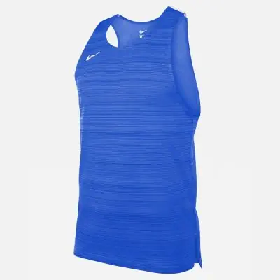 Canotta Nike Dry Miler Uomo atletica leggera NT0300-463 Blu