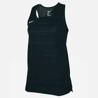 NT0301-010 Débardeur de running Nike Stock Dry Miler Noir pour Femme