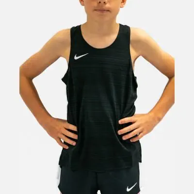 Canotta Nike Dry Miler per Bambini Atletica leggera NT0302-010