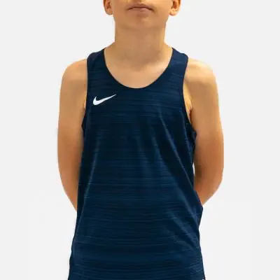 Nike Stock Kid's Running Tank NT0302-451 Navy EKINSPORT