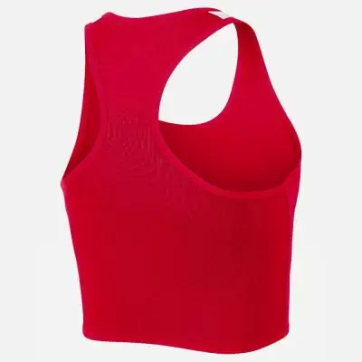 Débardeur Court Nike Team Stock Cover Top Rouge pour Femme NT0312-657